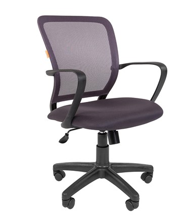 Офисное кресло CHAIRMAN 698 black TW, ткань, цвет серый в Тюмени - изображение