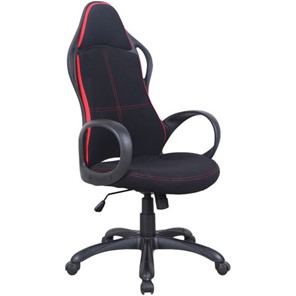 Офисное кресло Brabix Premium Force EX-516 (ткань, черное/вставки красные) 531571 в Заводоуковске