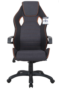 Офисное кресло Brabix Techno Pro GM-003 (ткань, черное/серое, вставки оранжевые) в Заводоуковске - предосмотр
