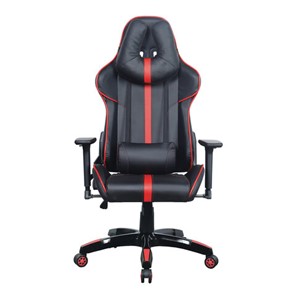Кресло компьютерное Brabix GT Carbon GM-120 (две подушки, экокожа, черное/красное) 531931 в Тюмени
