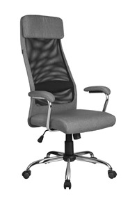 Офисное кресло Riva Chair 8206 HX (Серый/черный) в Тюмени