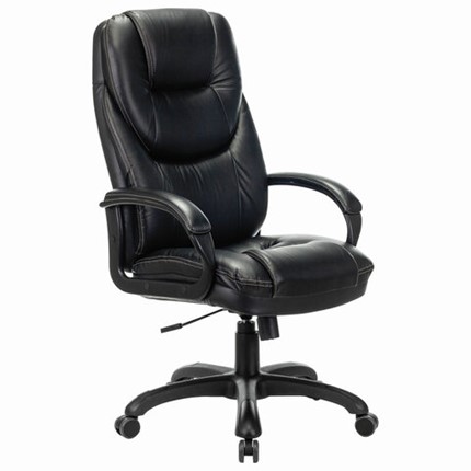 Офисное кресло Brabix Premium Nord EX-590 (черный пластик, экокожа, черное) 532097 в Тюмени - изображение