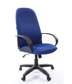 Кресло компьютерное CHAIRMAN 279 TW 10, цвет синий в Тюмени