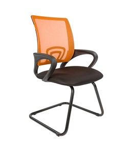 Кресло компьютерное CHAIRMAN 696V, цвет оранжевый в Тюмени