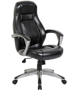 Кресло офисное BRABIX PREMIUM "Turbo EX-569", экокожа, спортивный дизайн, черное, 531014 в Тюмени