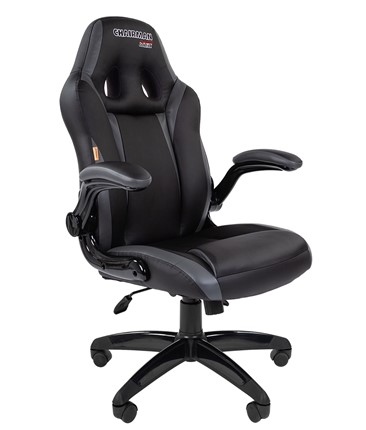 Компьютерное кресло CHAIRMAN GAME 15, цвет черный / серый в Заводоуковске - изображение