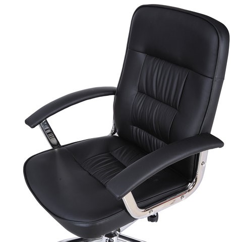 Компьютерное кресло Brabix Bit EX-550 (хром, экокожа, черное) 531838 в Тюмени - изображение 3