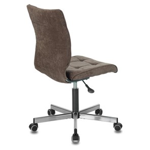 Офисное кресло Brabix Stream MG-314 (без подлокотников, пятилучие серебристое, ткань, коричневое) 532393 в Тюмени - предосмотр 2