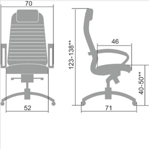 Кресло офисное Samurai K-1.041 черный в Заводоуковске - предосмотр 1