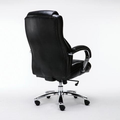 Кресло Brabix Premium Status HD-003 (рециклированная кожа, хром, черное) 531821 в Тюмени - изображение 2
