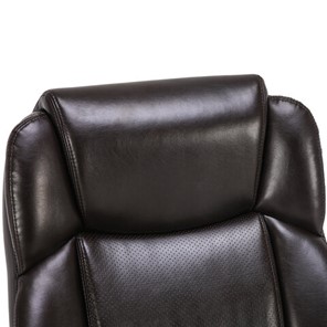 Кресло компьютерное Brabix Premium Favorite EX-577 (пружинный блок, рециклир. кожа, коричневое) 531936 в Тюмени - предосмотр 5