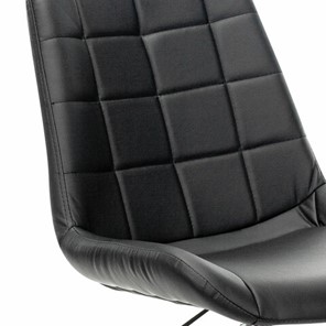 Офисное кресло Brabix Deco MG-316 (без подлокотников, пятилучие серебристое, экокожа, черное) 532080 в Тюмени - предосмотр 4