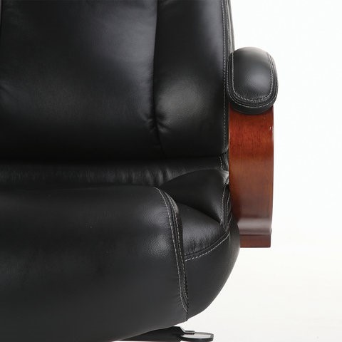 Офисное кресло Brabix Premium Infinity EX-707 (дерево, натуральная кожа, черное) в Тюмени - изображение 13