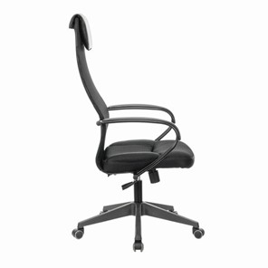 Кресло Brabix Premium Stalker EX-608 PL (ткань-сетка/кожзам, черное) в Заводоуковске - предосмотр 2