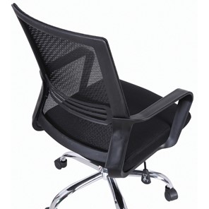 Офисное кресло Brabix Daily MG-317 (с подлокотниками, хром, черное) 531833 в Тюмени - предосмотр 8