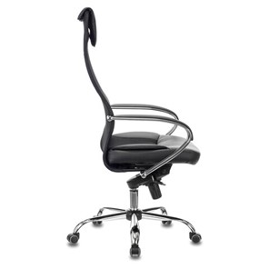 Офисное кресло Brabix Premium Stalker EX-609 PRO (хром, мультиблок, ткань-сетка/экокожа, черное) в Заводоуковске - предосмотр 1