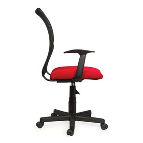 Кресло компьютерное Brabix Spring MG-307 (с подлокотниками, комбинированное красное/черное TW) в Заводоуковске - предосмотр 1