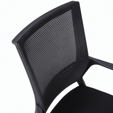 Кресло офисное Brabix Balance MG-320 (с подлокотниками, черное) 531831 в Тюмени - изображение 3