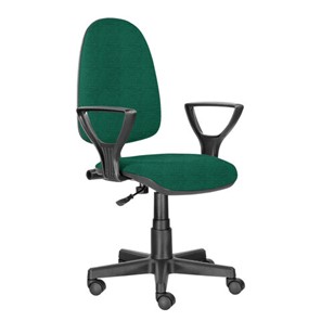 Офисное кресло Brabix Prestige Ergo MG-311 (регулируемая эргономичная спинка, ткань,черно-зеленое) 532421 в Тюмени - предосмотр 2