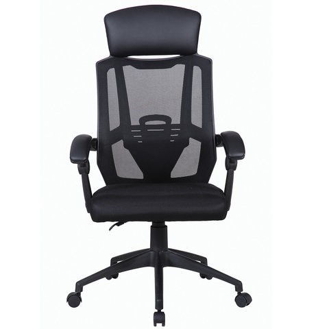 Офисное кресло Brabix Nexus ER-401 (с подлокотниками, черное) 531835 в Тюмени - изображение 2