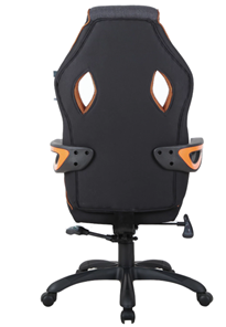 Офисное кресло Brabix Techno Pro GM-003 (ткань, черное/серое, вставки оранжевые) в Тюмени - предосмотр 4