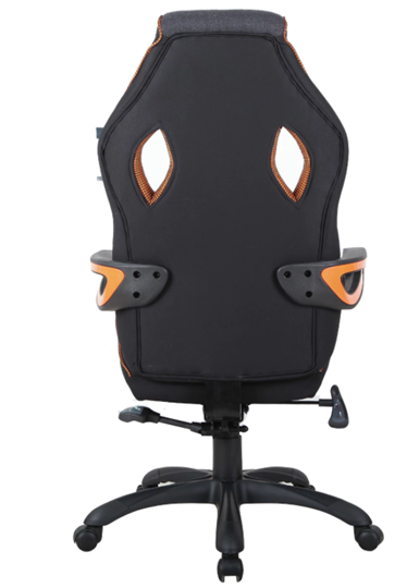 Офисное кресло Brabix Techno Pro GM-003 (ткань, черное/серое, вставки оранжевые) в Тюмени - изображение 4