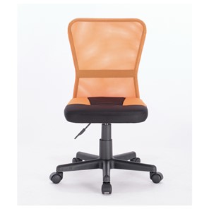Кресло компьютерное Brabix Smart MG-313 (без подлокотников, комбинированное, черное/оранжевое) в Тюмени - предосмотр 3