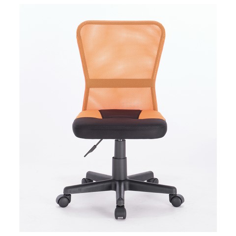 Кресло компьютерное Brabix Smart MG-313 (без подлокотников, комбинированное, черное/оранжевое) в Заводоуковске - изображение 3