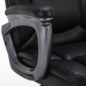 Кресло офисное Brabix Premium Favorite EX-577 (пружинный блок, рециклированная кожа, черное) в Заводоуковске - предосмотр 9