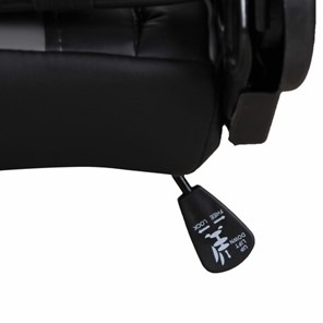 Кресло компьютерное Brabix GT Racer GM-100 (две подушки, экокожа, черное/серое) в Заводоуковске - предосмотр 11