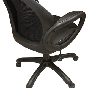 Кресло офисное Brabix Premium Genesis EX-517 (пластик черный, ткань/экокожа/сетка черная) в Тюмени - предосмотр 5