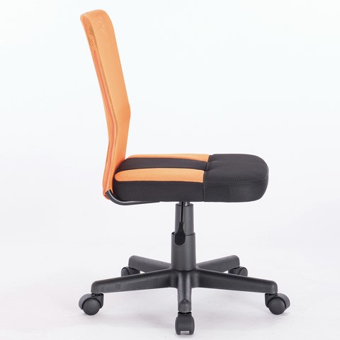 Кресло компьютерное Brabix Smart MG-313 (без подлокотников, комбинированное, черное/оранжевое) в Тюмени - изображение 2