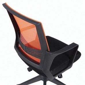 Компьютерное кресло Brabix Balance MG-320 (с подлокотниками, комбинированное черное/оранжевое) в Тюмени - предосмотр 6