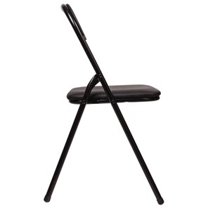 Офисный стул складной Brabix Golf CF-007 (черный каркас, кожзам черный) в Заводоуковске - предосмотр 2