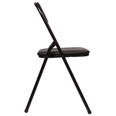 Офисный стул складной Brabix Golf CF-007 (черный каркас, кожзам черный) в Тюмени - изображение 2