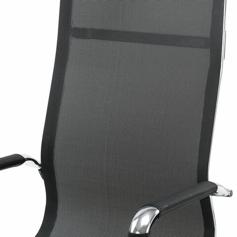 Кресло Brabix Line EX-530 (хром, сетка, черное) в Тюмени - изображение 6