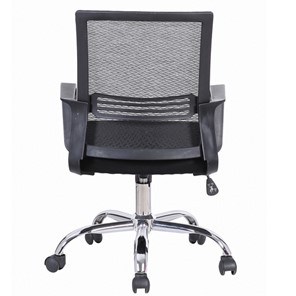 Офисное кресло Brabix Daily MG-317 (с подлокотниками, хром, черное) 531833 в Тюмени - предосмотр 2