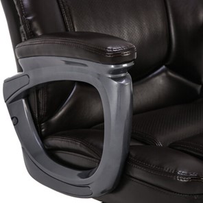 Кресло компьютерное Brabix Premium Favorite EX-577 (пружинный блок, рециклир. кожа, коричневое) 531936 в Тюмени - предосмотр 9