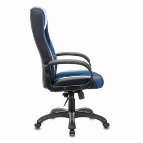 Компьютерное кресло Brabix Premium Rapid GM-102 (экокожа/ткань, черное/синее) 532106 в Заводоуковске - предосмотр 1