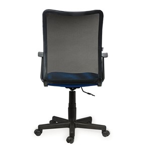 Офисное кресло Brabix Spring MG-307 (с подлокотниками, комбинированное синее/черное TW) в Заводоуковске - предосмотр 3