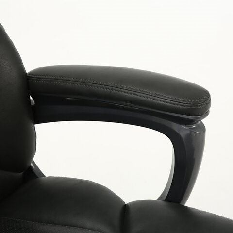 Кресло Brabix Premium Favorite EX-577 (пружинный блок, рециклированная кожа, серое) 531935 в Тюмени - изображение 10