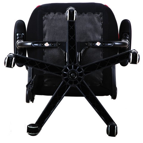 Кресло офисное Brabix GT Racer GM-100 (подушка, ткань, черное/красное) в Тюмени - изображение 6