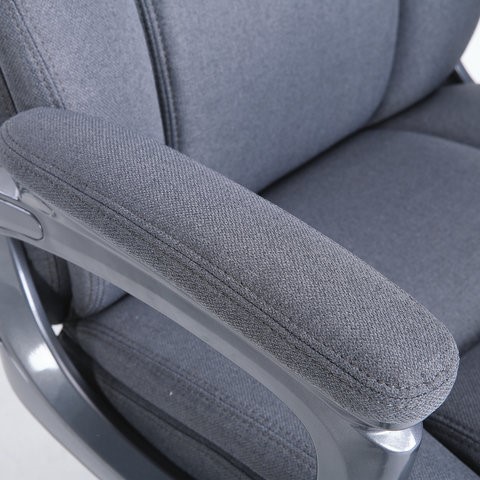 Офисное кресло Brabix Premium Solid HD-005 (ткань, серое) в Тюмени - изображение 8