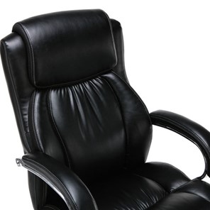 Кресло Brabix Premium Status HD-003 (рециклированная кожа, хром, черное) 531821 в Тюмени - предосмотр 4