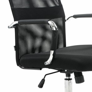 Кресло офисное Brabix Fit EX-514 (с подголовником, хром, черное) 531949 в Тюмени - предосмотр 9