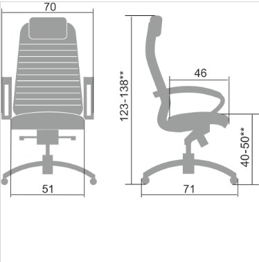 Офисное кресло Samurai KL-1.041 темно-коричневый в Тюмени - изображение 1