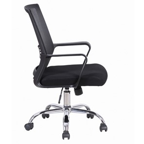 Офисное кресло Brabix Daily MG-317 (с подлокотниками, хром, черное) 531833 в Тюмени - предосмотр 1