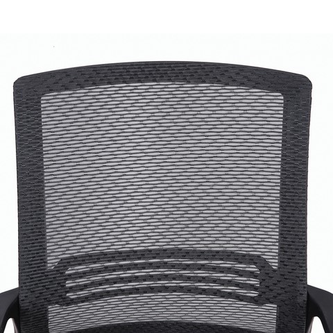 Офисное кресло Brabix Daily MG-317 (с подлокотниками, хром, черное) 531833 в Тюмени - изображение 4