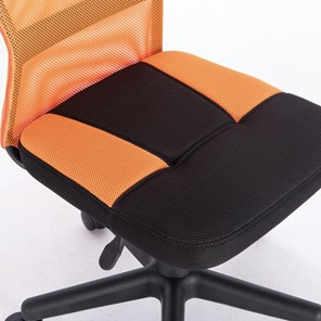 Кресло компьютерное Brabix Smart MG-313 (без подлокотников, комбинированное, черное/оранжевое) в Тюмени - предосмотр 6