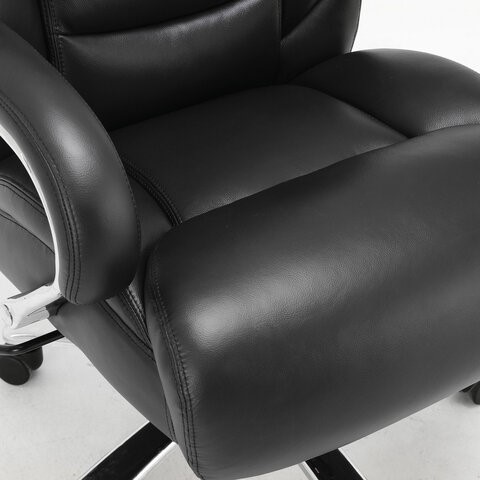 Офисное кресло Brabix Premium Pride HD-100 (натуральная кожа, черное) в Тюмени - изображение 5